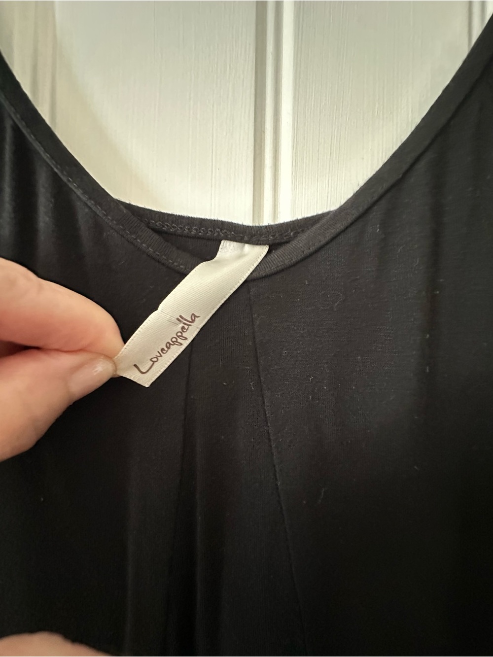 Loveappella Black Slip Maxi Dress - Picture 3 of 3